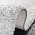 thumbnail image 5 of SAFAVIEH Tahoe Joey Modern Shag Area Rug, 4' x 6', Light Grey, 5 of 8