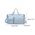 thumbnail image 3 of Cadorn Nylon Waterproof Duffel Bag with Wet-Dry Compartment, Large Capacity Gym Travel Bag for Swimming, Sports, and Outdoor Adventures, 3 of 4