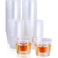 thumbnail image 1 of 100 Gobelets Bombardiers Jetables - Verres à Shot en Plastique Transparent - Gobelets à Shot Robustes, Hautement Durables et Réutilisables - Parfaits pour les Shots, 1 of 5