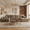 Camel, variant on CKEASEA 135" Oversized Corduroy U Shaped Modular Sectional Sofa for Living Room, Boneless Couch with Left Facing Chaise & Ottoman, No Assembly Required, Convertible Sleeper Couch Compressed Foam Sofa