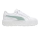 thumbnail image 4 of Tenis Puma Karmen L White/Green Mujer Juvenil blanco 23.5, 4 of 5