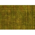 thumbnail image 1 of Ahgly Company Machine Washable Indoor Rectangle Oriental Yellow Industrial Area Rugs, 2' x 3', 1 of 4