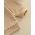 thumbnail image 6 of Qiylii Children’s Tops Letter Printed Round Neck Long Sleeve Sweatshirt, 6 of 9
