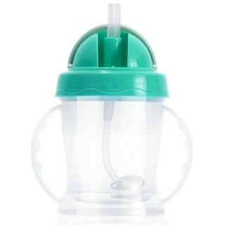 Smilo Sippy Cup 2 Pack for Toddlers (1+ years) with Spill Proof & Fold-Away  Silicone Spout - 8.5 oz Capacity - BPA-Free Toddler Cups Made in the USA -  Aqua & Green