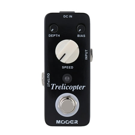 Mooer Trelicopter Micro Mini Optical Tremolo Effect Pedal for Electric Guitar True (The Best Tremolo Pedal)