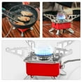 thumbnail image 2 of KAJNBN Camping Stove Portable Aluminium Alloy 1Set 6.1*6.1*3.9In, 2 of 8