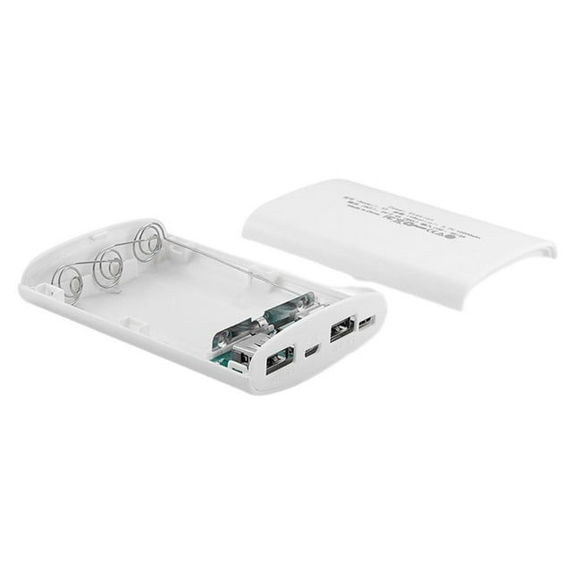 Dual USB Output Battery Indicator Overcharge Overcurrent Protection Solderless Power Bank Shell 3x18650 Batteries Portable Charger Case for Smart Phone