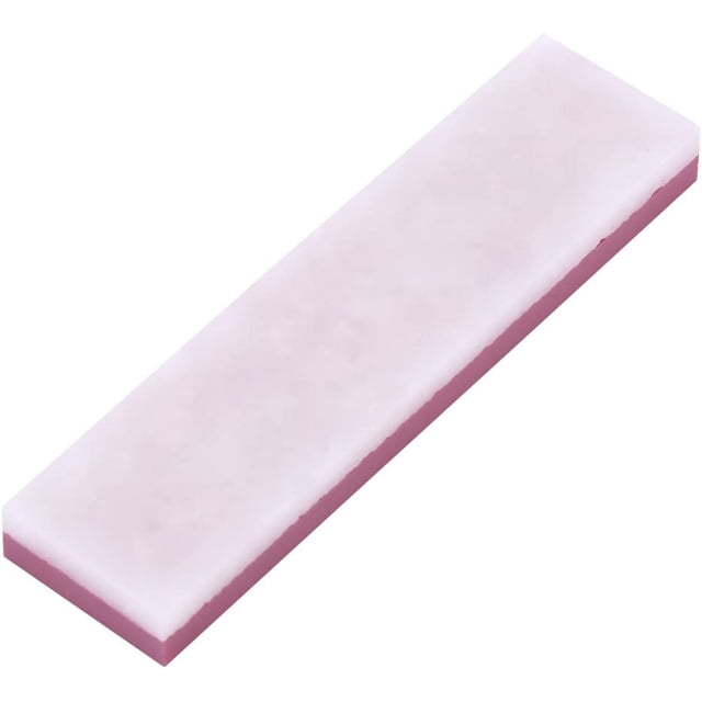 1 Blade Type Razor Sharpener Stone with Double Sided Polishing Tool with Both Sides 10000# 3000# Grit for Grinding Kitchen Tools, Scissors, Knives, Shavers(White)
