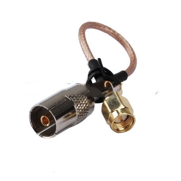 Antenne Adapter cable SMA MALE plug TO DVB-T TV female pigtail cable RG316 15cm