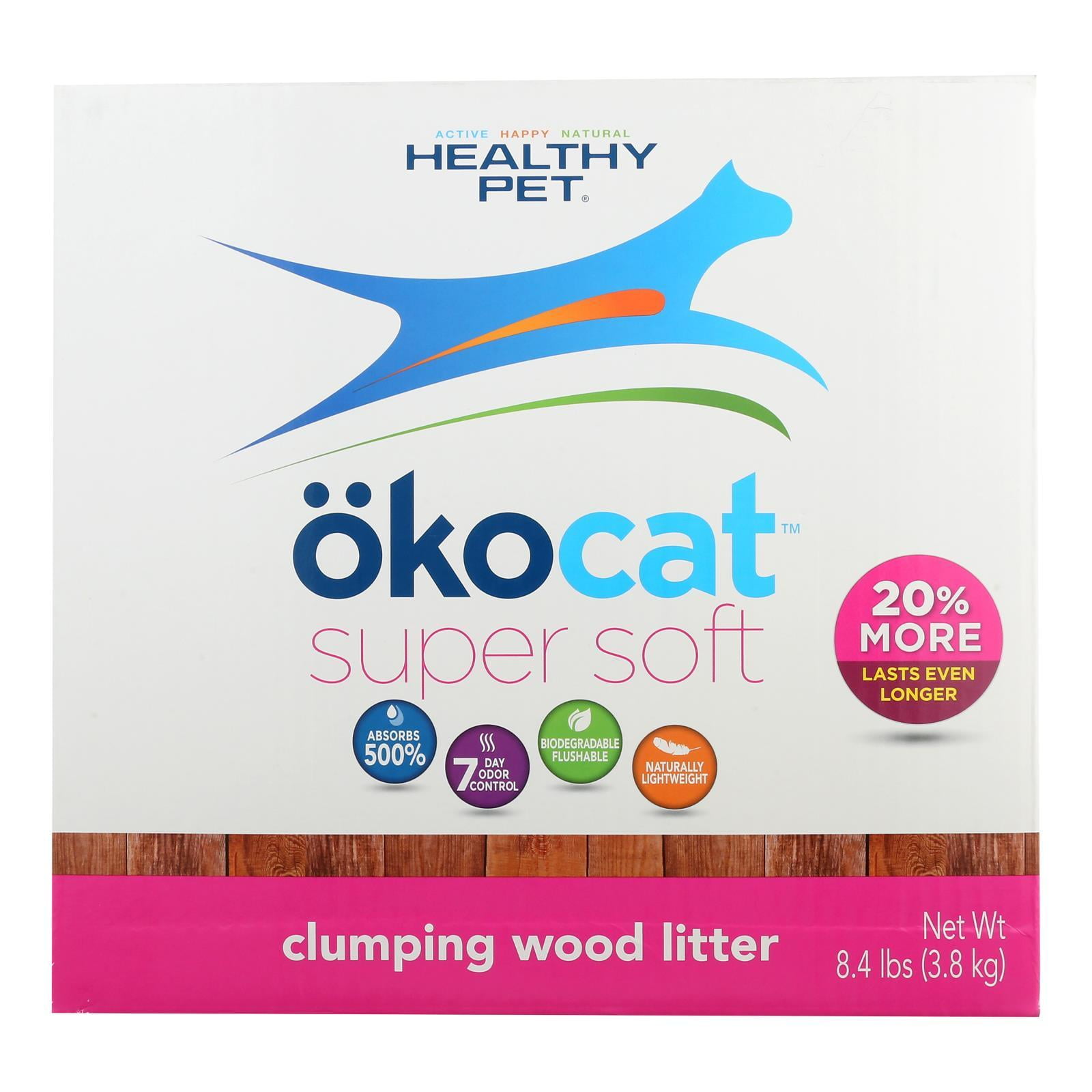 Okocat Clumping Litter Wood Supersoft Each of 18.4 LB