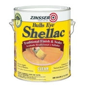 Zinsser Bulls Eye Shellac Finish - Gloss Clear Oil-Based High Gloss Shellac - 1 gal