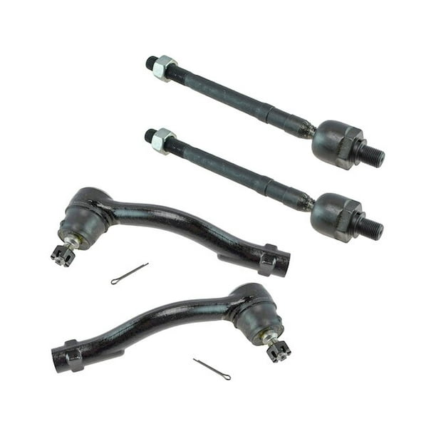 Front Tie Rod End Kit 4 Piece Compatible with 2005 2010 Kia