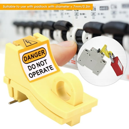 lock qiilu lockout breaker outward mcb circuit miniature device security safety