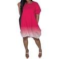 thumbnail image 2 of FVWITLYH Robe d'Été pour Femmes Sans Manches Col en V Bretelles Spaghetti Ligne A Mode 2023 Robe Décontractée Rose Vif,m, 2 of 4