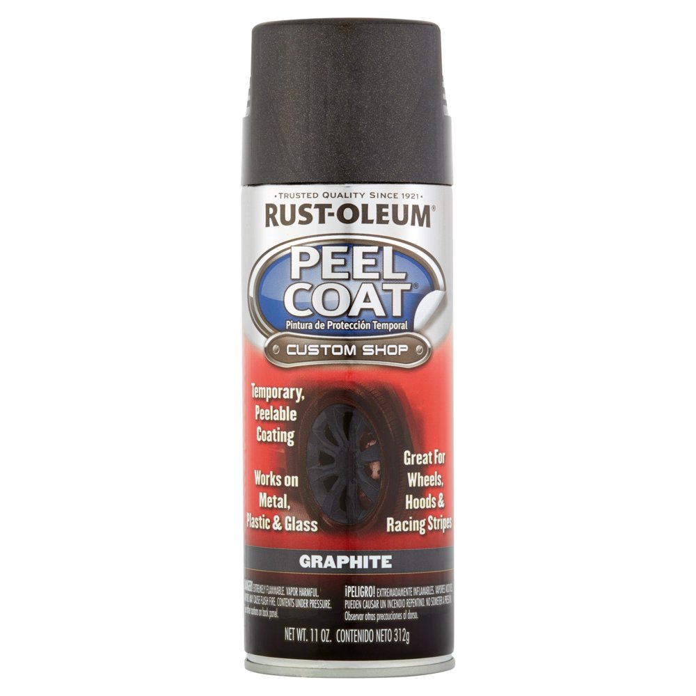 RustOleum Peel Coat Custom Shop Graphite, 11 oz