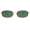 thumbnail image 1 of Gafas de Sol SOJOS Y2k Rectángulo Estrecho SJ1187 Carey/Verde, 1 of 5