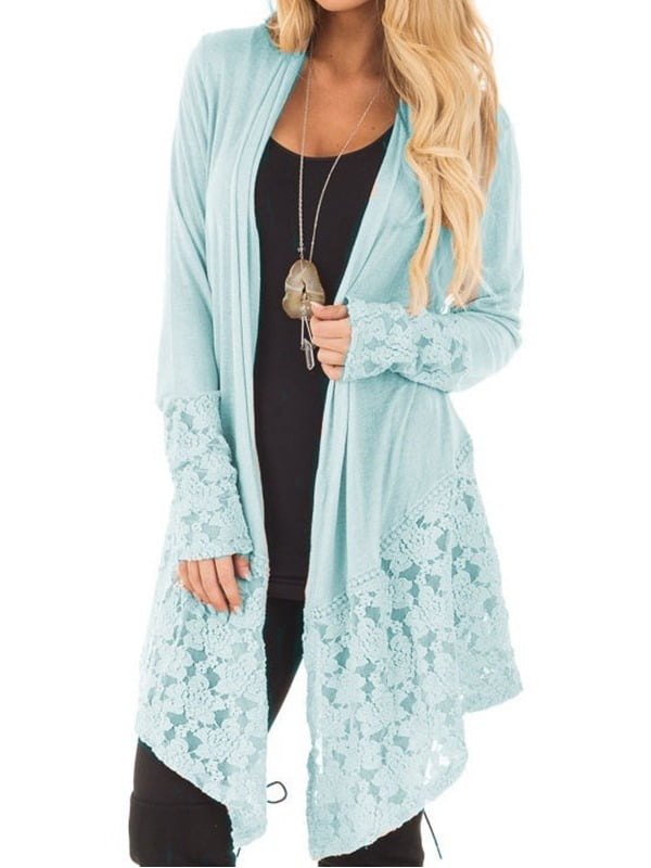 polyester cardigan womens