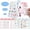 Multicolor, variant on Meitianfacai 15-Piece Math Flash Cards Set, Reusable Educational Number Cards, Erasable Learning Tool For teen, Fraction Study Cards, Interactive Math Teaching Aid, STEM Learning Resource