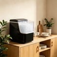thumbnail image 6 of Mainstays Portable Countertop Pellet Ice Maker, 35 lbs per Day, Compact Ice Machine, No Plumbing Needed, Black, 6 of 12