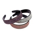 thumbnail image 6 of ZOUYUE 3 Pack of Jeweled Rhinestone Headbands for Women and Girls, Wide Non-Slip Hair Accessories, 6 of 7