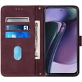 thumbnail image 4 of for Moto G Stylus 5G 2023 Wallet Case with Card Holder Leather with Kickstand Card Slots Phone Case Durable Magnetic Closure Shockproof Protective Cover Case for Moto G Stylus 5G 2023 Red YBS, 4 of 10