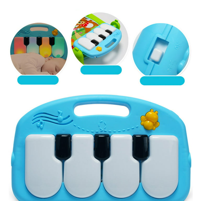Piano à pédales pour bébé de 0 à 1 ans, support de musique