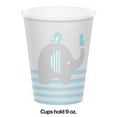 thumbnail image 2 of Little Peanut Boy 8 9oz Paper Cups Blue Elephant Baby Shower, 2 of 2