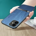 thumbnail image 4 of Dteck Case for iPhone 12 6.1 Inch Faux Wood Pattern Slim Thin Lightweight Full Camera Protection Anti-Fingerprint Shockproof Case for iPhone 12,Black, 4 of 8