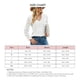 thumbnail image 4 of Camisas de encaje para mujer,Blusa de encaje para mujer Camisa de poliéster con cuello en V de encaje para mujer Blusa de encaje hueca para mujer Elegante y moderna, 4 of 5