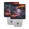 thumbnail image 7 of Colorful Galaxy with Swirling Nebulas Night Light 2 Pack LED Nightlight Plug into Wall Dusk to Dawn Sensor Soft White, 7 of 7