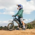 thumbnail image 6 of GOTRAX Fitz16 Electric Dirt Bike for Kids Ages 8+,350W Motor, 16" Off-Road Tires, Dual Suspension, 15.5 MPH, 16-Mile Range, LED Headlight,Black, 6 of 15