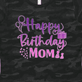 thumbnail image 4 of Inktastic Purple Happy Birthday Mom Women's T-Shirt, 4 of 5