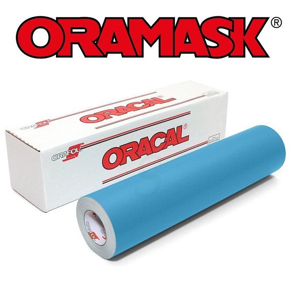 ORAMASK 813 Paint Mask Stencil Translucent Blue PVC Stencil Film 24