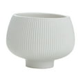 thumbnail image 3 of jicheng Ceramic Planter Flower Vase Indoor Outdoor Garden Desk Planter Pot Plant Pot White, 3 of 9