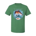 thumbnail image 2 of Red Fish Sciaenops Ocellatus Men's Graphic T-Shirt, Kelly, 2XL, 2 of 3