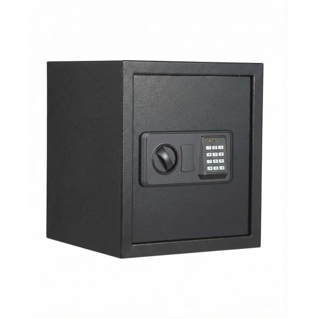 Yeshouse caja fuerte de acero laminado en frío con teclado digital, estante extraíble, bolsa ignífuga e impermeable, llave de respaldo, antirrobo, para hogar u oficina