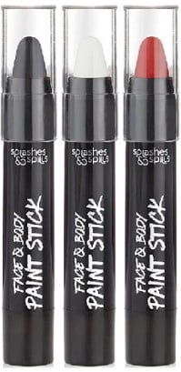 Fright Night Face and Body Paint Sticks, Halloween Make-Up for Adults, by Splashes & Spills