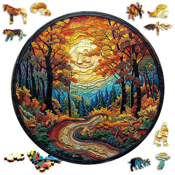 Wooden Puzzles For Adults (100 Piece) Puzzle Adult Puzzles Wooden Puzzles Unique Shape For Adults Family Game