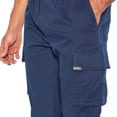 thumbnail image 4 of Eddie Bauer Men's Soft & Stretchy Twill Comfortable Fit Cargo Pant (Dress Blues, XXL), 4 of 4