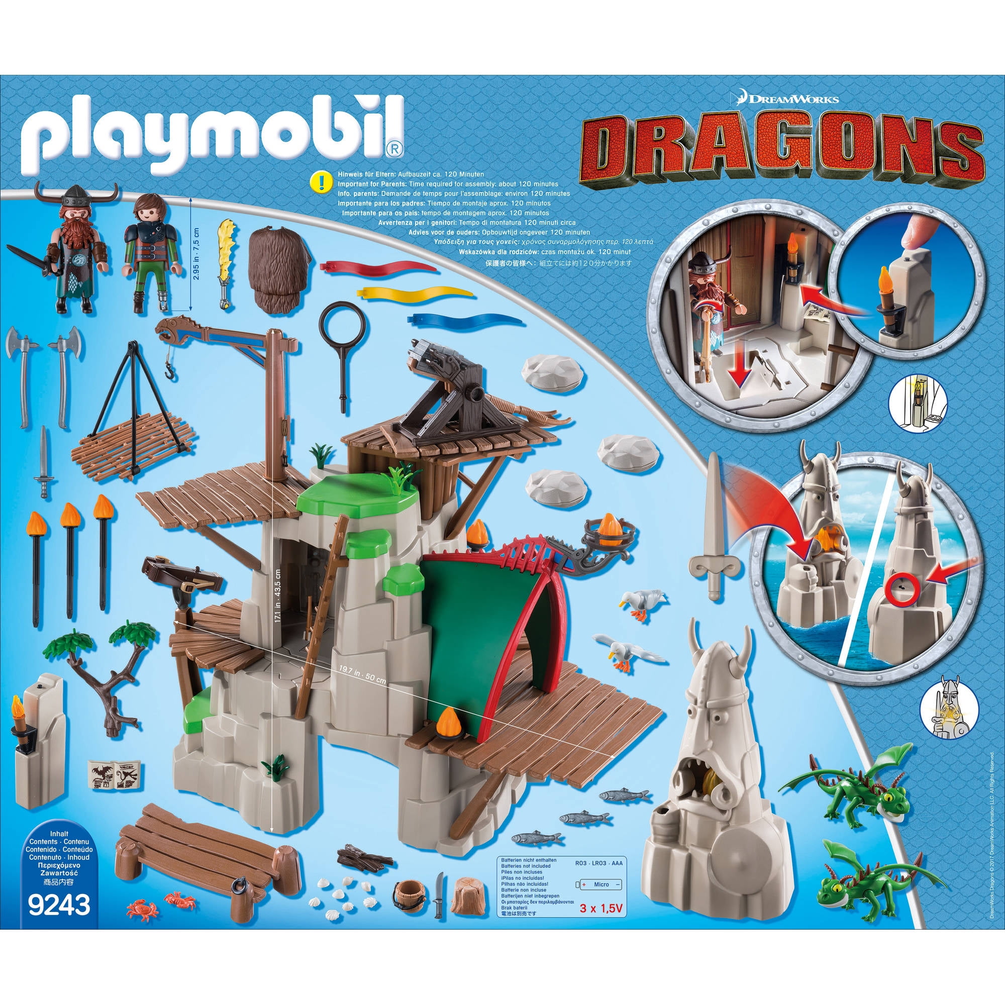 PLAYMOBIL How to Train Your Dragon Berk Playset eBay