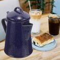 thumbnail image 1 of Moluckfu Tetera De Esmalte Azul Oscuro Para Café Y Té Con Asa Ergonómica Para Uso Doméstico, 1 of 8