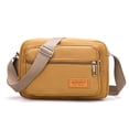 thumbnail image 1 of Bandolera de lona para hombre, con múltiples bolsillos, hombro, 25 x 7 x 17 cm, 1 of 2