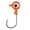 E, variant on 10 Pcs Fishing Jig Heads 1 Inch Round Ball Design for Freshwater Crappie, Weedless Bottom Bouncing Jigs with Sickle Hooks for Bass Trout Panfish Bluegill, River Lake Pond Fishing, Fishing