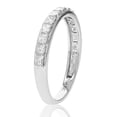 thumbnail image 2 of Vir Jewels 1/2 CTTW Princess Diamond Wedding Band for Women 14K White Gold Square Channel Set, 2 of 7