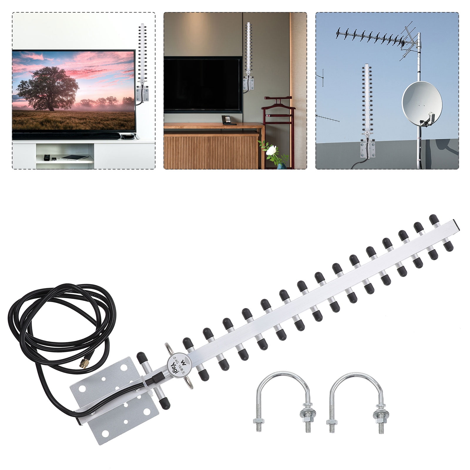 ROSENICE High Gain Antenna 4g Outdoor Antenna Long Range Antenna Wireless Directional Antenna Wireless Outdoor