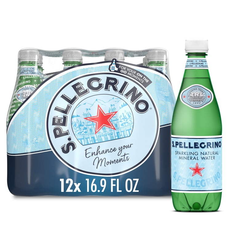 S.Pellegrino Sparkling Natural Mineral Water, 16.9 fl oz, 12 Pack photo 1
