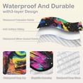 thumbnail image 2 of Tiger Eyes Beach Blanket Outdoor Picnic Blanket 78"x 78" Waterproof Foldable for Beach Camping Travel Hiking Grass Lawn Park, 2 of 5