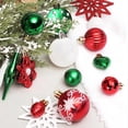 thumbnail image 5 of Juego de 58 adornos colgantes para árbol de Navidad, bolas navideñas irrompibles de colores, estrellas y colgantes, 5 of 5