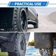 thumbnail image 2 of Unique Bargains Mud Flaps for Chevrolet Equinox LT RS ACTIV 2025 Front & Rear Splash Guards Durable Black No-Drill Easy Install Kit, 2 of 7