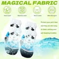 thumbnail image 2 of TELOLY 4Pcs Dog Socks,Panda Pattern Dog Paw Protector,For Small Puppy Dog Socks,Blue2, 2 of 7